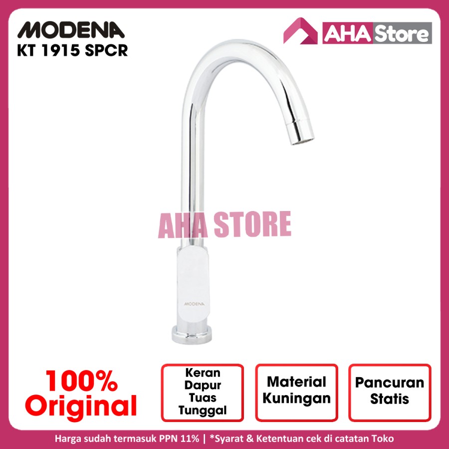 Modena Keran Kran Air Kitchen Tap KT1915SPCR / KT 1915 SPCR