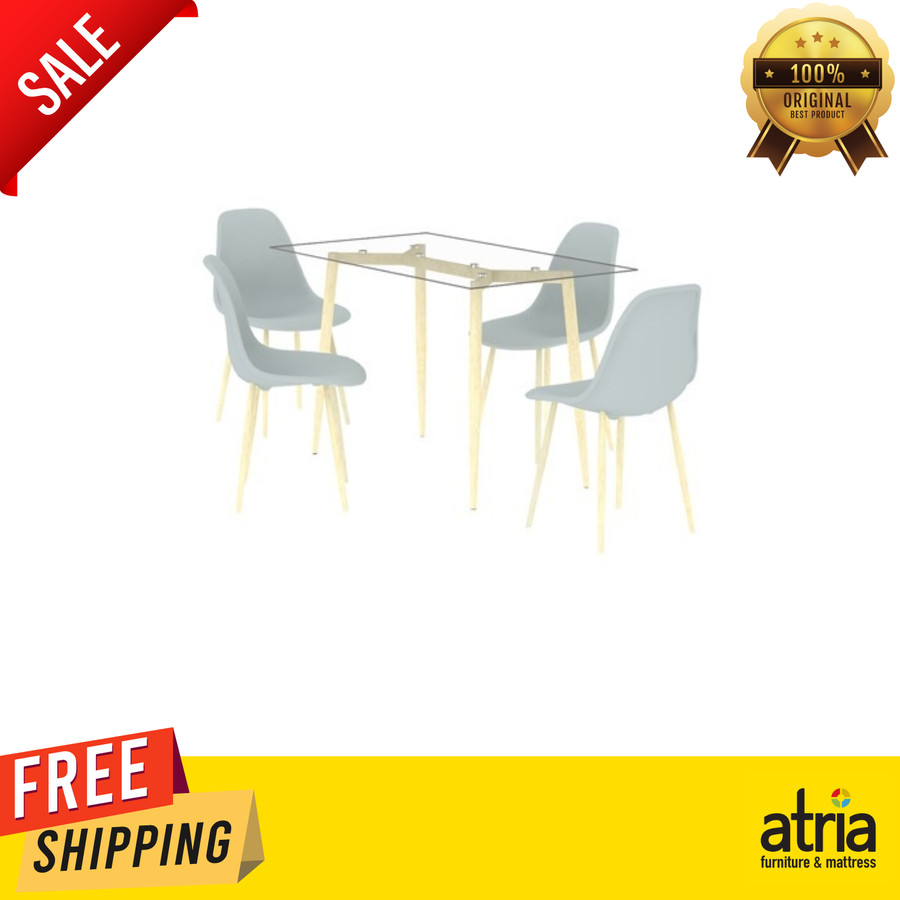 Paket Kursi Sheryl free Alika Dining Table 