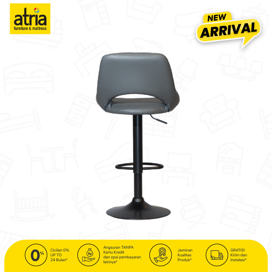Kursi Barstool HML Atria Elezen DS-866 PU Grey