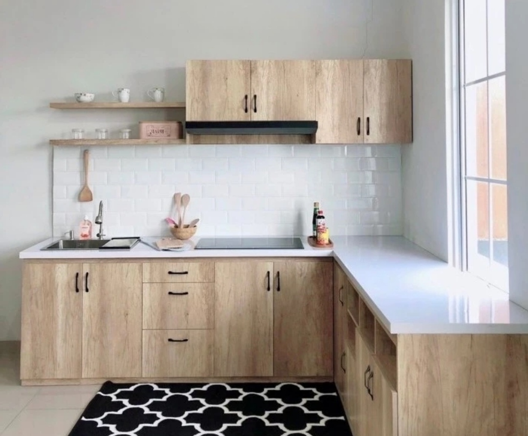 Jual Kitchen Set Minimalis (Jati) Renos