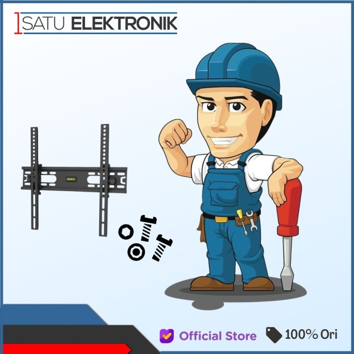 Jasa Pemasangan LED TV + Breket Sudah termasuk: Jasa Pasang Breket TV ukuran 43-65 inch Harus disertai pembelian TV dari toko kami Pemasangan di hari yang sama barang dikiri