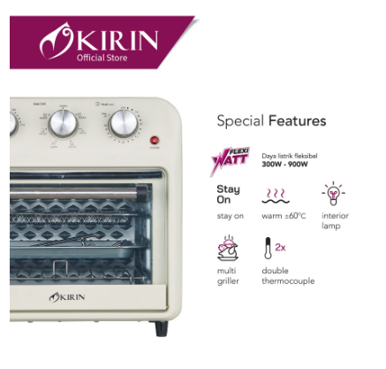 Oven Kirin KOO-162S FlexiWatt 16 liter