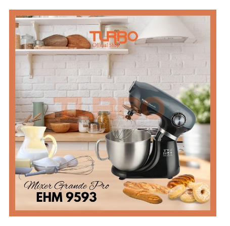 Stand Mixer Turbo Grande Pro EHM9593 Versi Upgrade Original