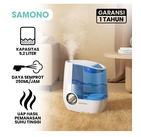 Samono SWHU250 / SW-HU250 Warm Mist Air Humidifier White