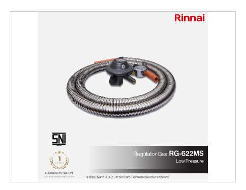 Regulator Dan Selang Gas Rinnai RG-622MS