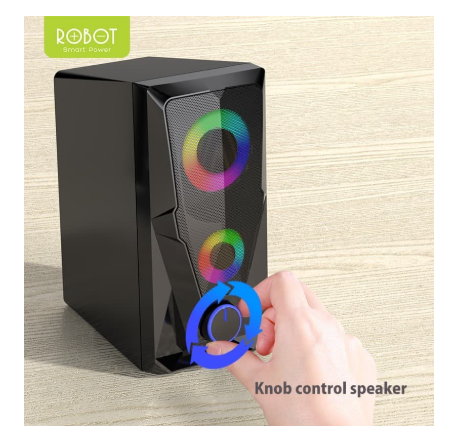 Speaker Aktif Stereo Gaming 3.5mm Robot RS200