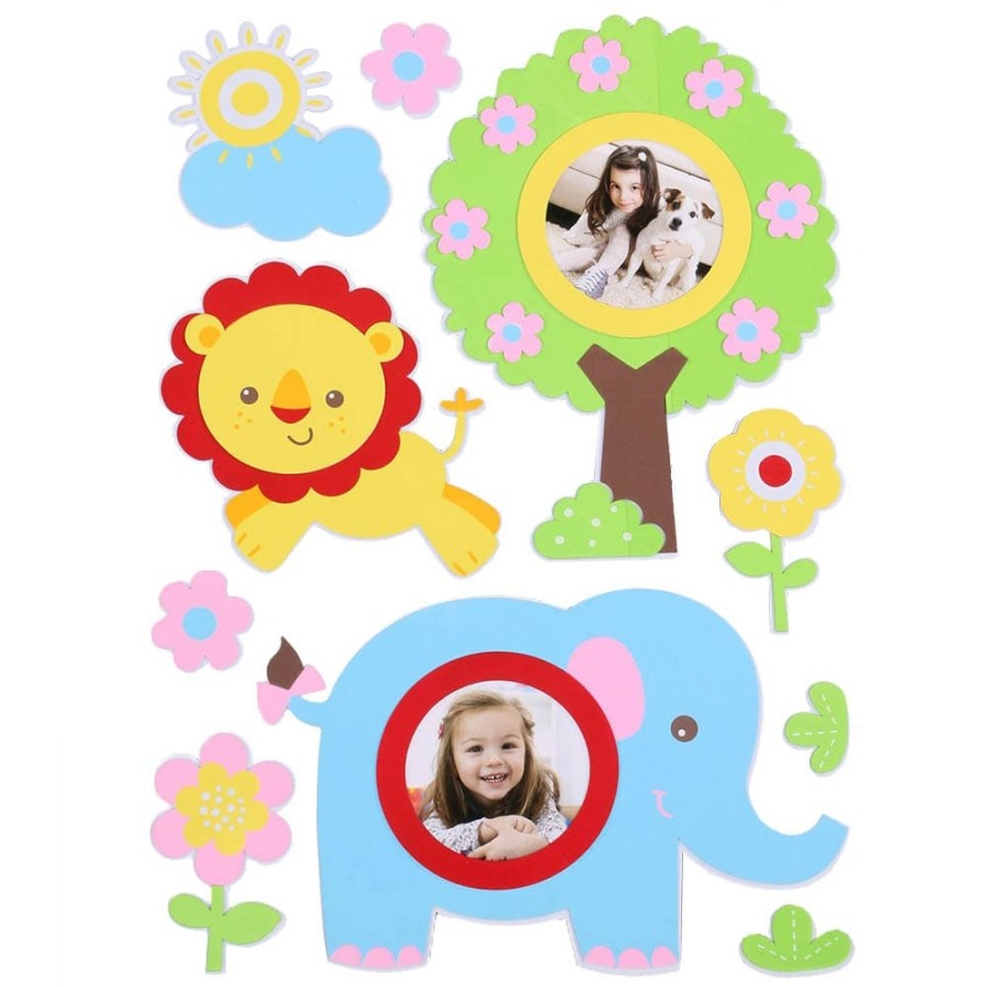 ROOM DECAR Gajah / Ikan / Burung / Unicorn - DIY Frame Foto Random