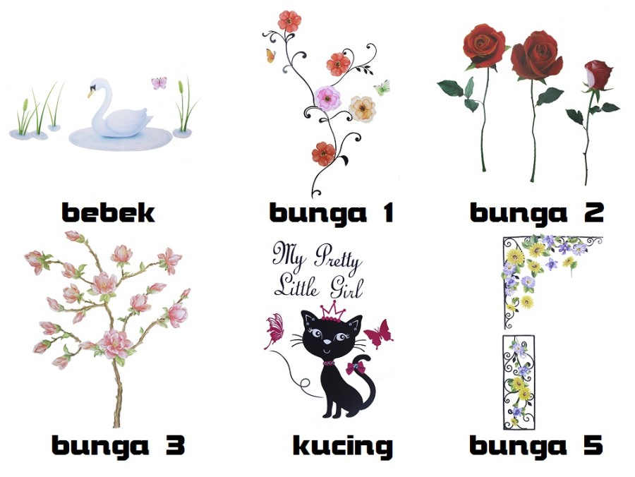 KOREAN WALL STICKER - MADE IN KOREA