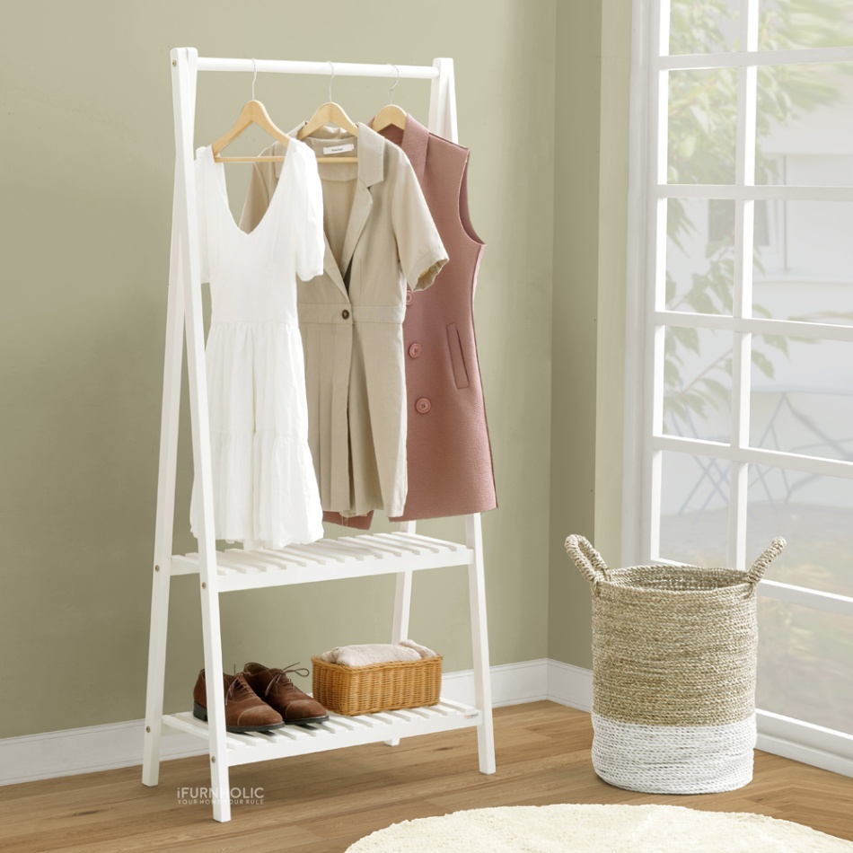 iFURNHOLIC Hanger Holic II / Gantungan Pakaian Minimalis - Ivory