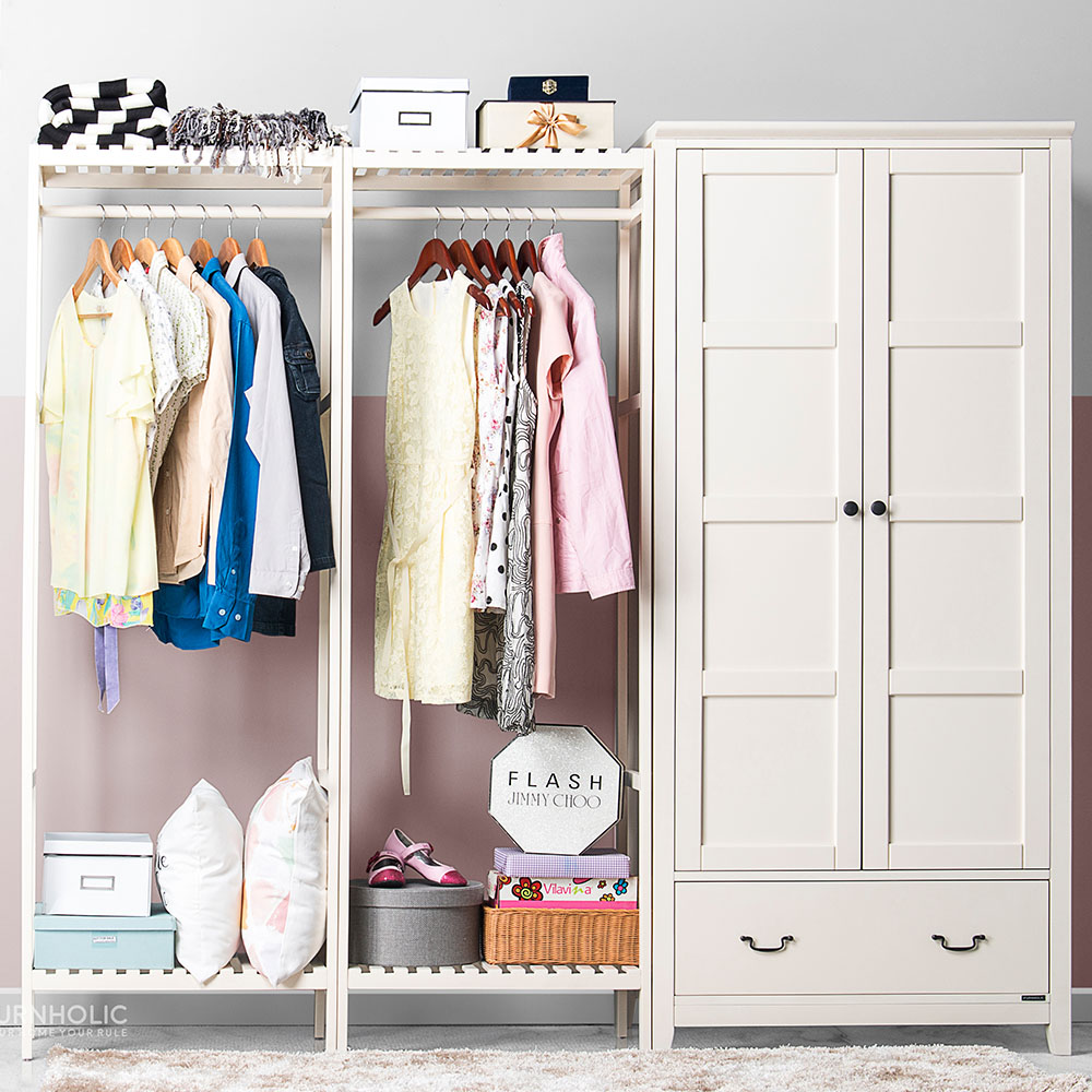 iFURNHOLIC Hanger Holic III / Gantungan Pakaian Minimalis - Ivory