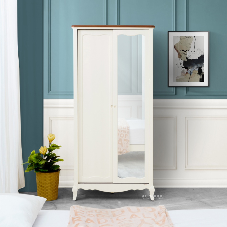 IFURNHOLIC Baroque Wardrobe Sliding Doors | Lemari Pakaian Pintu Geser
