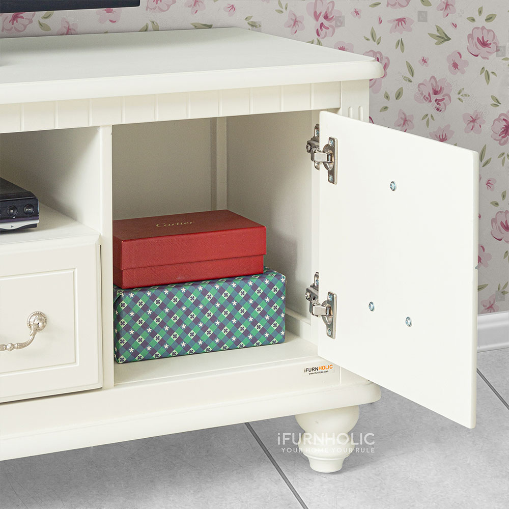iFURNHOLIC Amandla TV Cabinet / Meja TV Klasik - Ivory