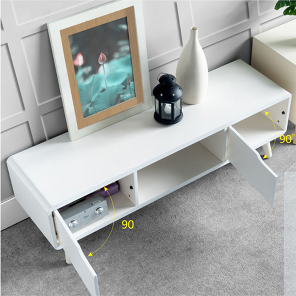 iFURNHOLIC Hanover TV Cabinet I Meja TV Minimalis I Rak TV I Buffet Lemari TV - Ivory Light Natural