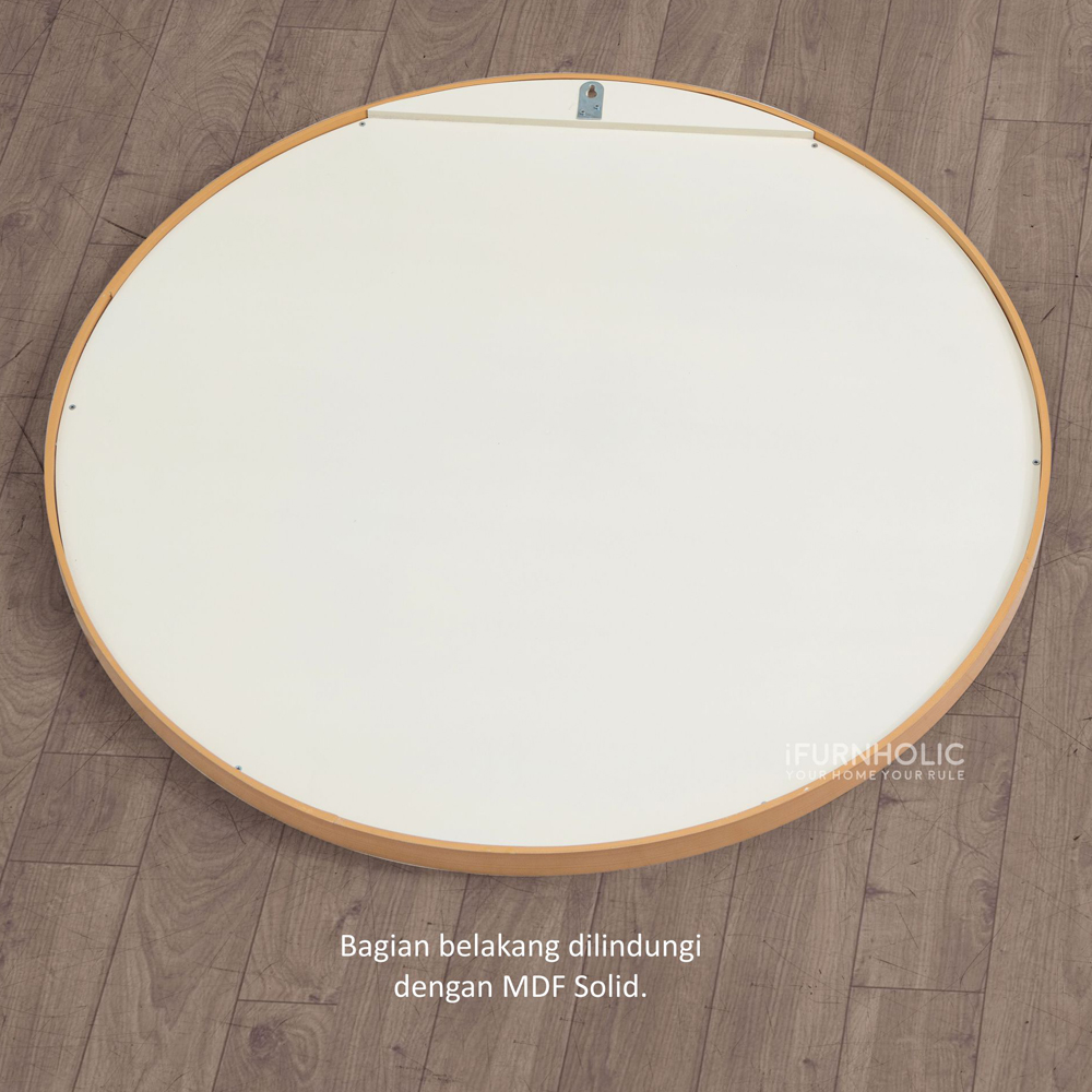 iFURNHOLIC Wanda Round Mirror 60 – Cermin Dinding - Furniture - Ivory