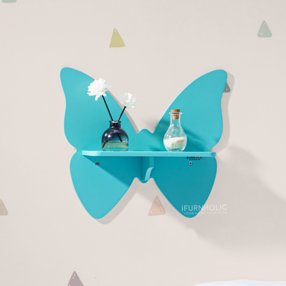 IFURNHOLIC Butterfly Shelf / Rak Hiasan Dinding 