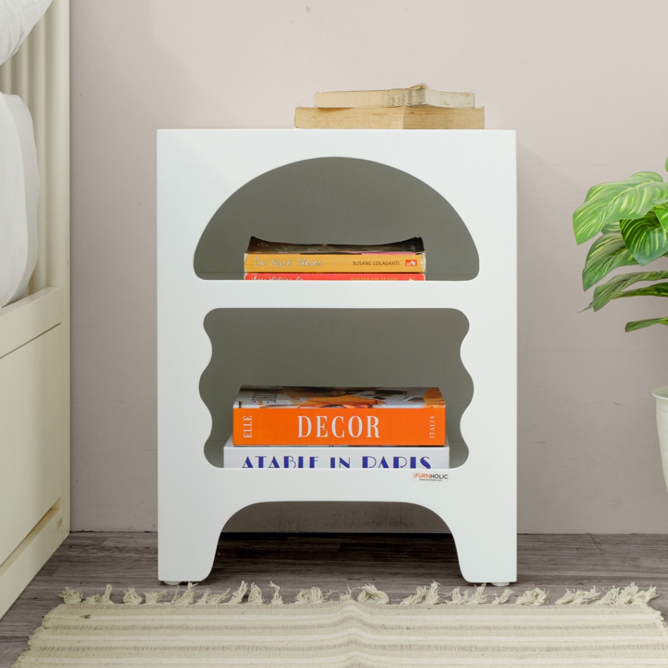 IFURNHOLIC Hera Night Stand Meja Nakas Samping Tempat Tidur Minimalis