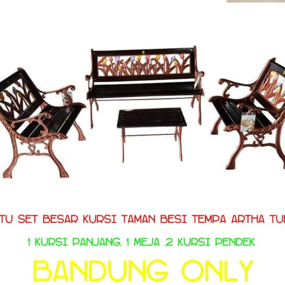 Jual Satu Set Kursi Taman Besar Tempa Artha