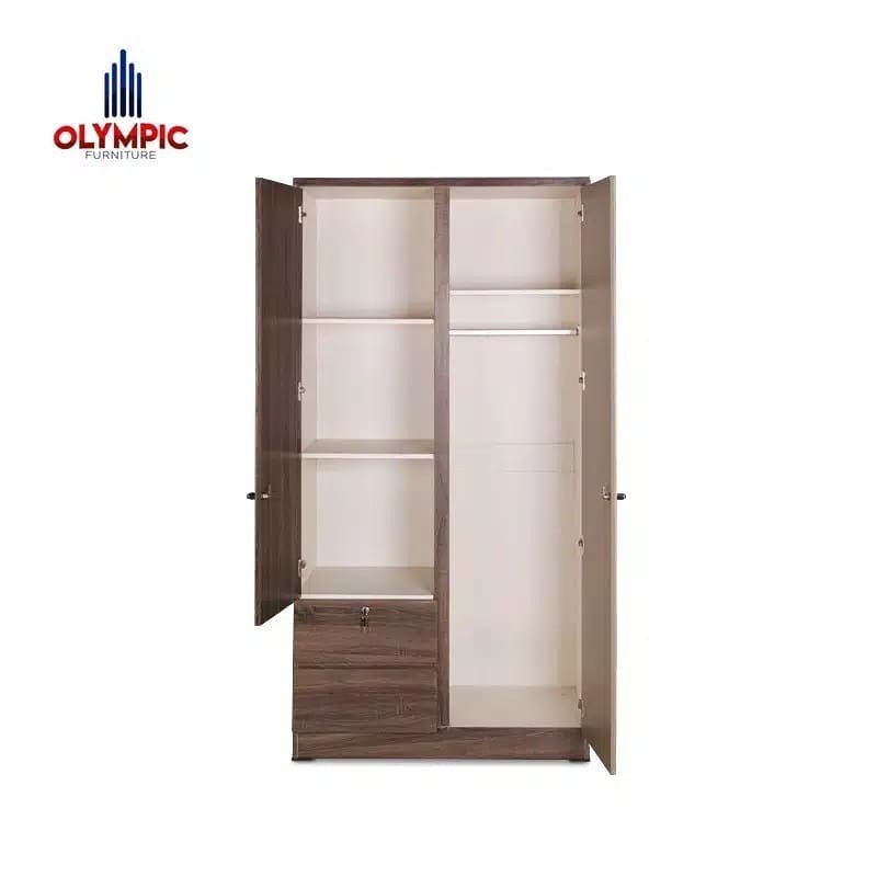 Lemari Pakaian 2 Pintu premium minimalis seri WRD LIGNUM Olympic
