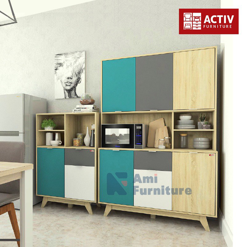 Lemari Dapur Minimalis Kitchen Kabinet Seri Lotus KC 120 Merk Activ