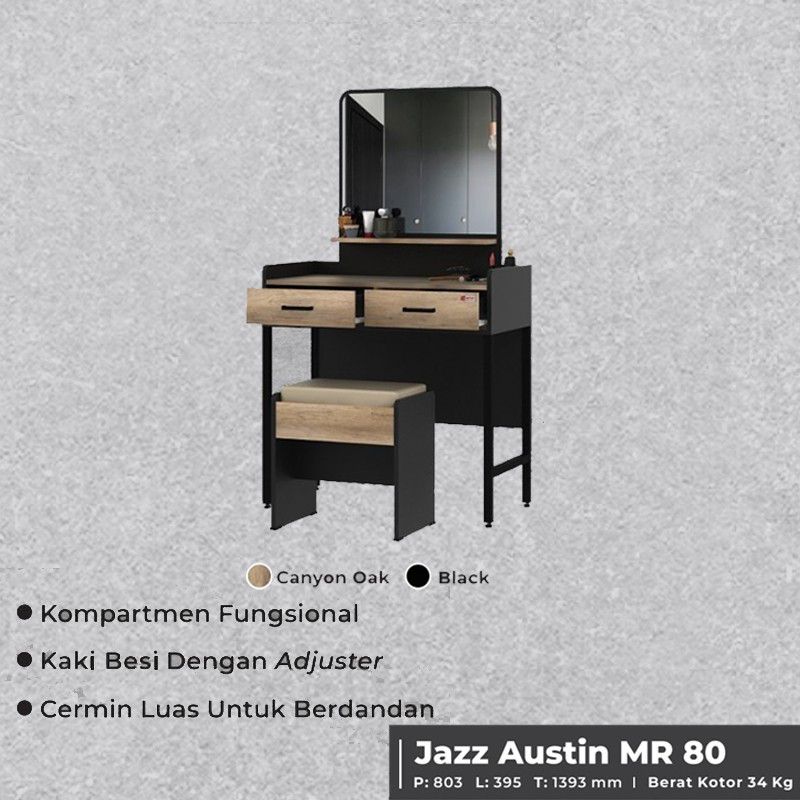 Meja Rias Murah Meja Rias Minimalis Dressing Table Jazz Astin MR 80