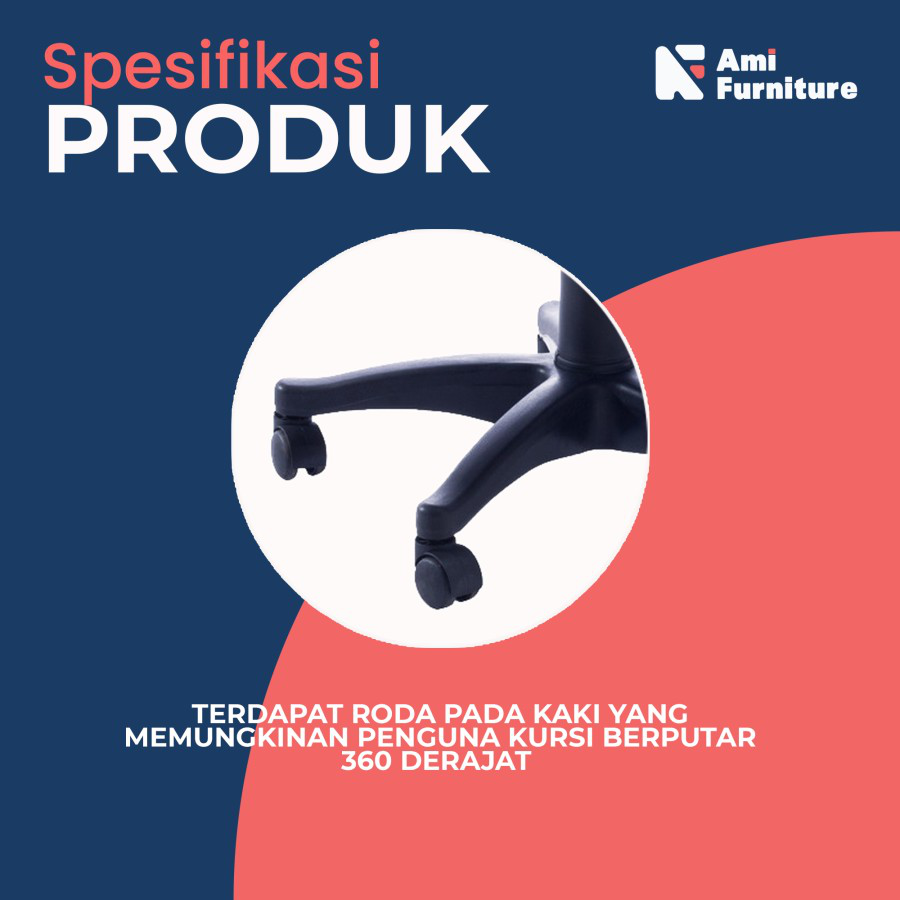 Kursi kantor kursi kerja kursi sekertaris kursi staf BR 526 AM BROTHER