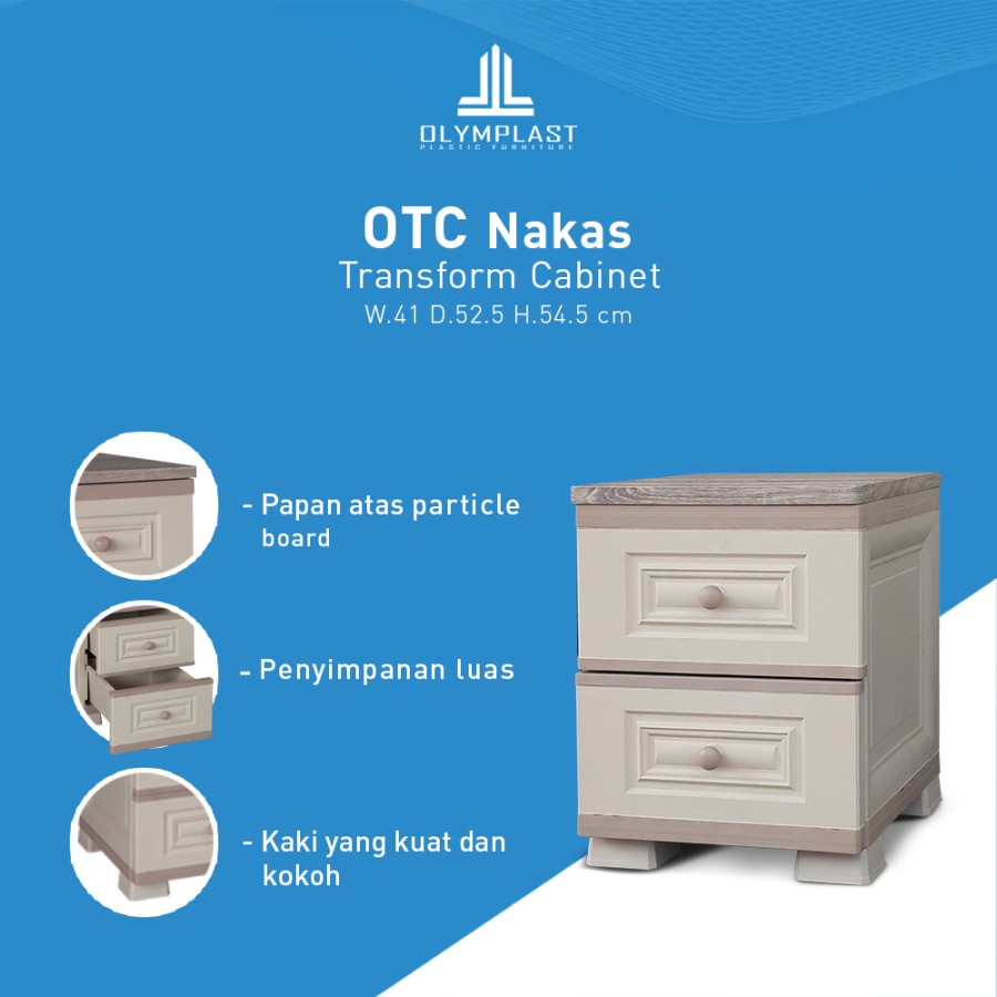 Olymplast Nakas / Drawer / Rak Meja / Penyimpanan / OTC NAKAS