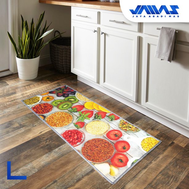 Keset Dapur Karpet Kitchen Set Modern 50x120cm Anti-Slip