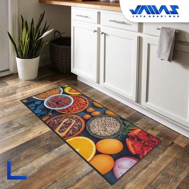 Keset Dapur Karpet Kitchen Set Modern 50x120cm Anti-Slip
