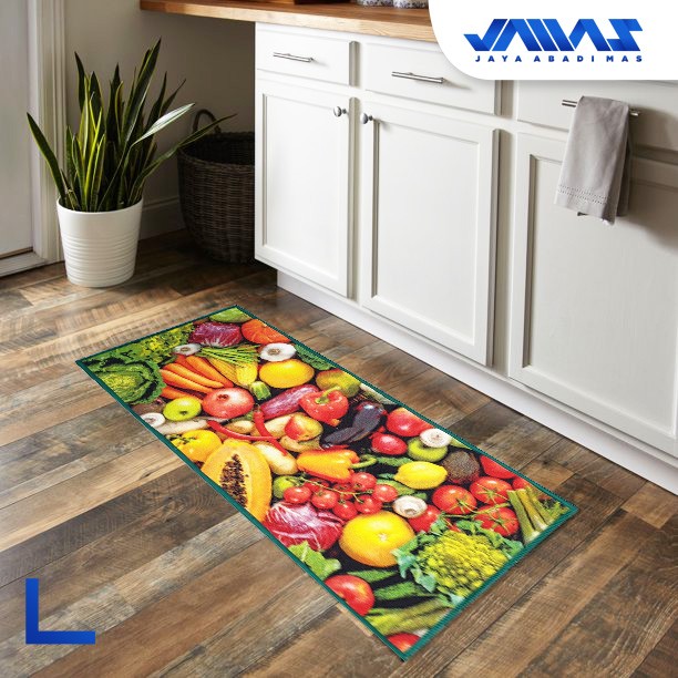 Keset Dapur Karpet Kitchen Set Modern 50x120cm Anti-Slip