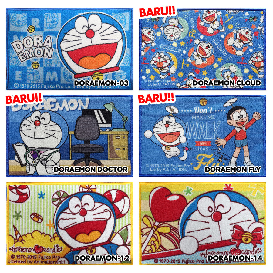 Keset Karakter Doraemon-03 Original 40x60cm