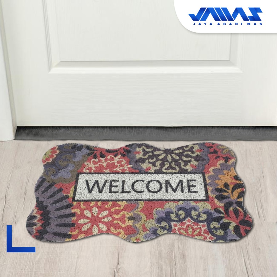 Keset PVC Coil Mat WH - Alas Kaki Karet - Motif Karakter Lucu 2