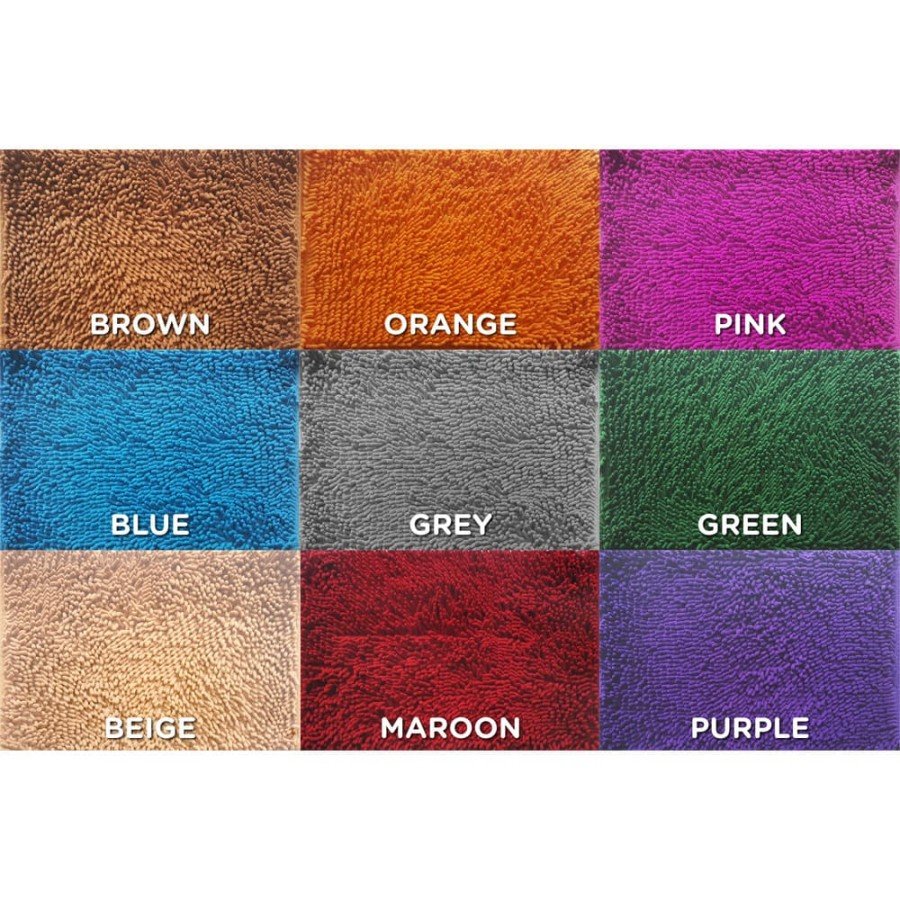 Keset Cendol Doff Serat Panjang - Chenille Microfiber 40x60cm