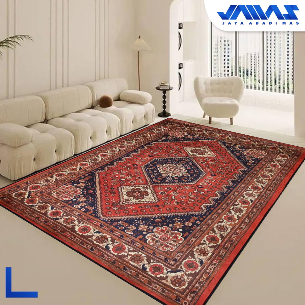 Karpet Velvet Kashmira Ukuran 200x300 cm Alas Anti Slip