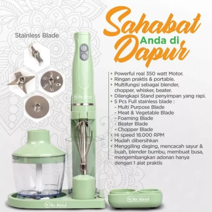 ReBlend High Speed Hand Blender - RL100