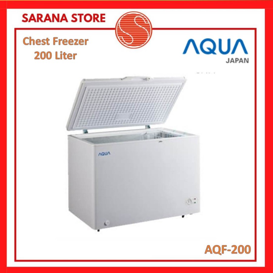Jual AQUA Chest Freezer 200 Liter AQF200 AQF200