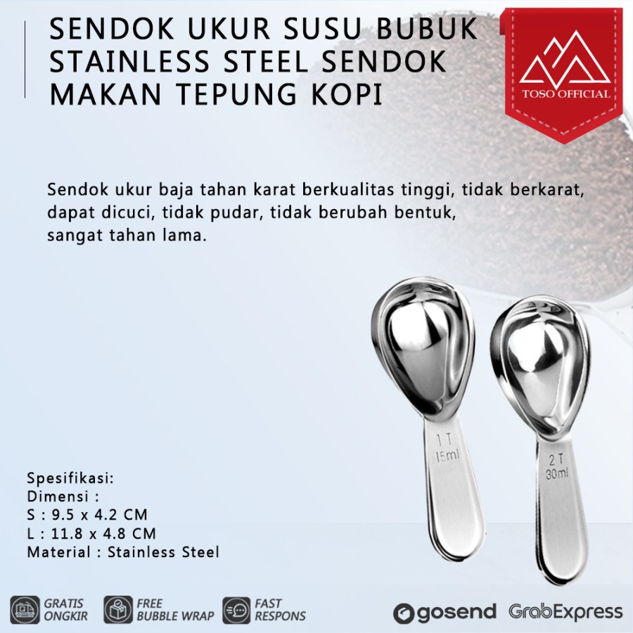 Sendok Takar Kopi Bumbu Sendok Ukur LS1530 Measuring Spoon Measure Cup