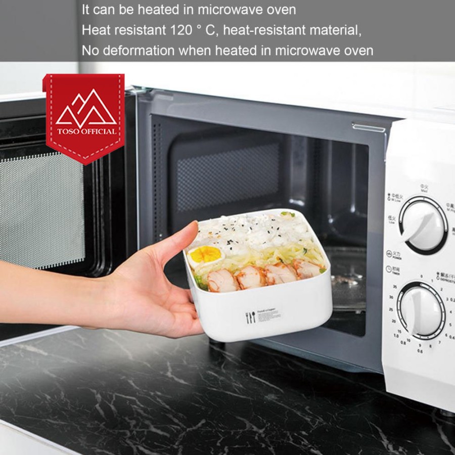 Kotak Makan Microwave Safe Bekal Lunch Box Anti Tumpah Food Storage