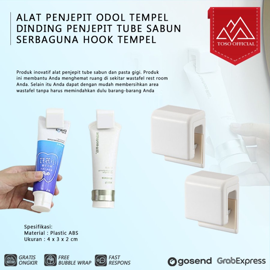 JEPITAN ODOL GANTUNGAN DINDING KRIM DISPENSER ODOL TOOTHPASTE WALL