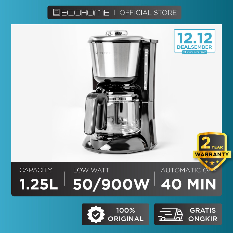 Ecohome Coffee Maker ECM-333 Mesin Pembuat Kopi Cepat Saji