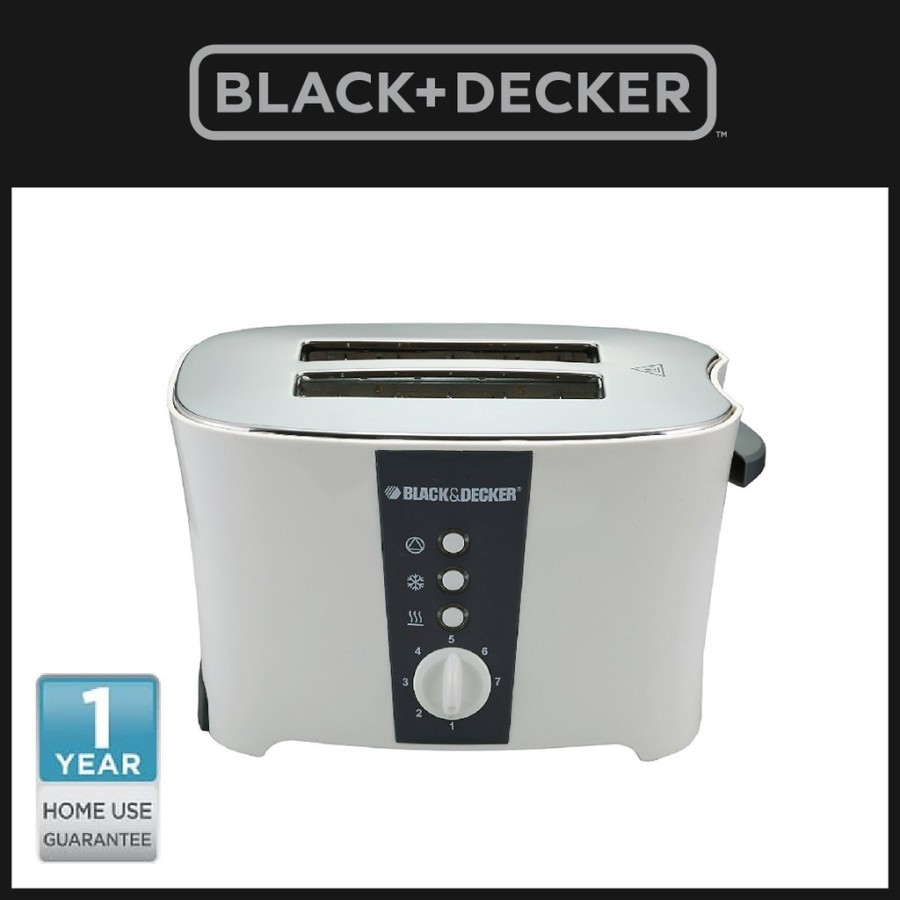 Black + Decker 2 slice toaster ET122-B1