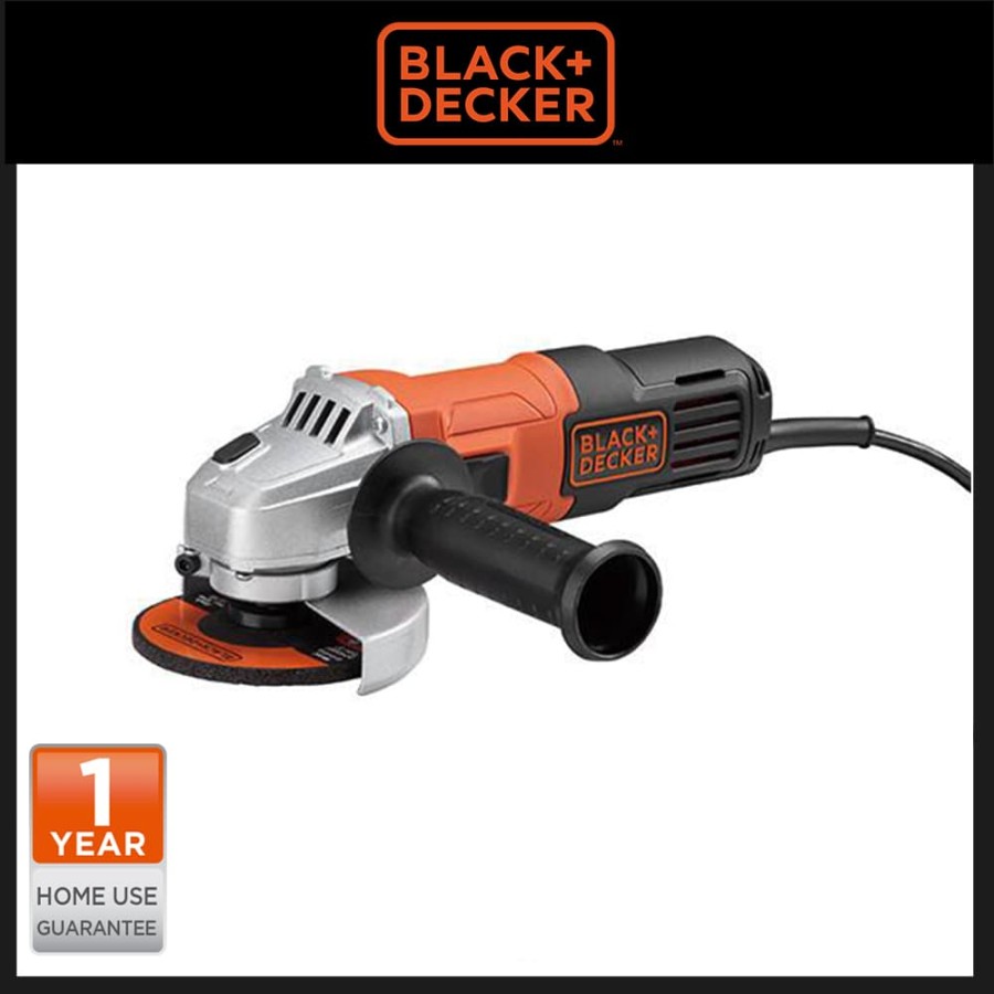 Black + Decker Mesin Gerinda Tangan 100mm 600W Super Slim SAG