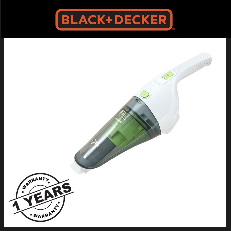 Black and Decker 7.2V Li-Ion wet&dry handy vac(whitegreen)(WD7201G-B1)