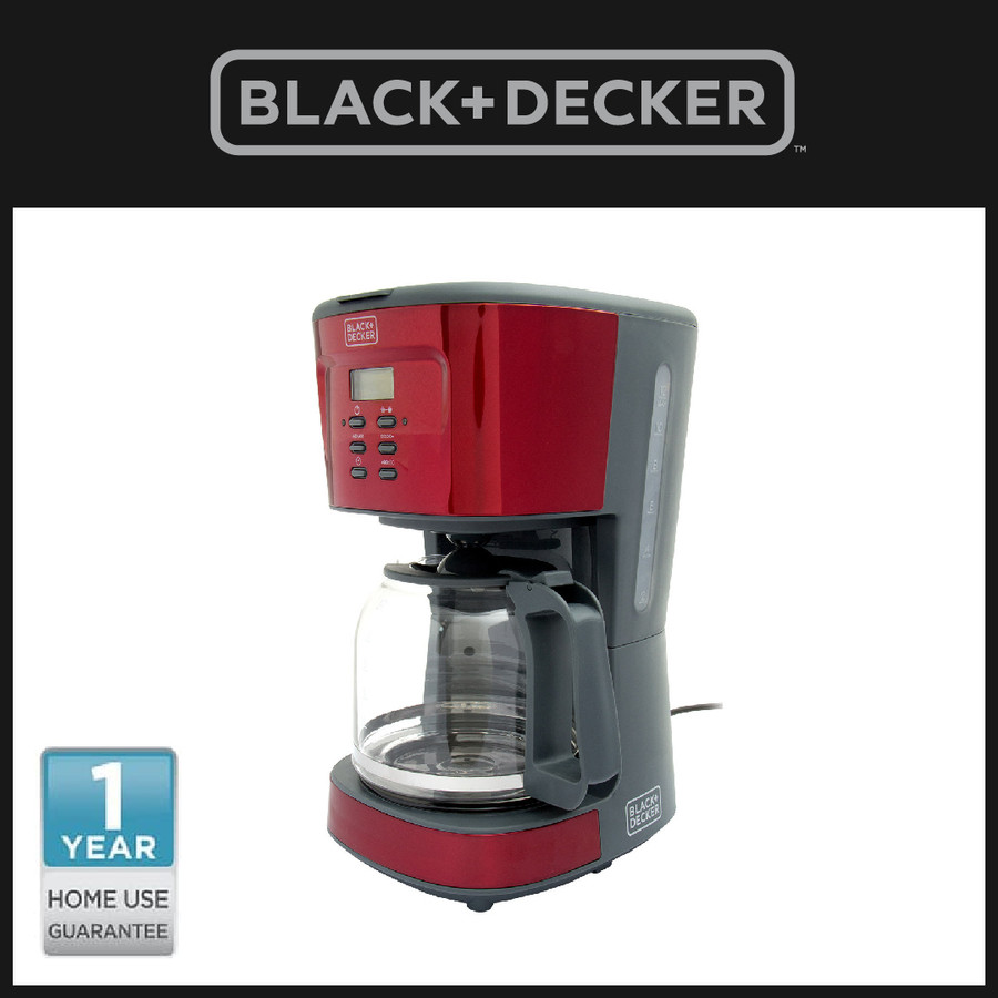 Black + Decker Drip Coffee Maker Digital Mesin Kopi (CMP-B1)