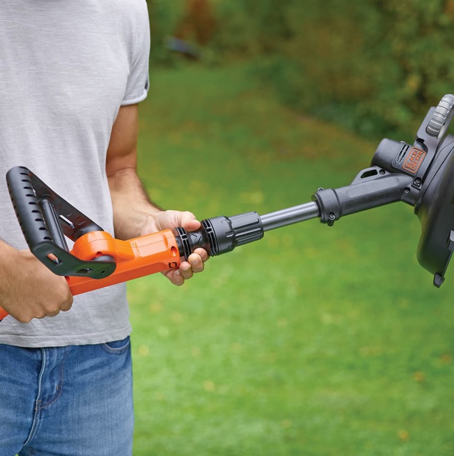 Black + Decker 18V Powercommand String Trimmer, 28CM Swath, 2Ah STC182