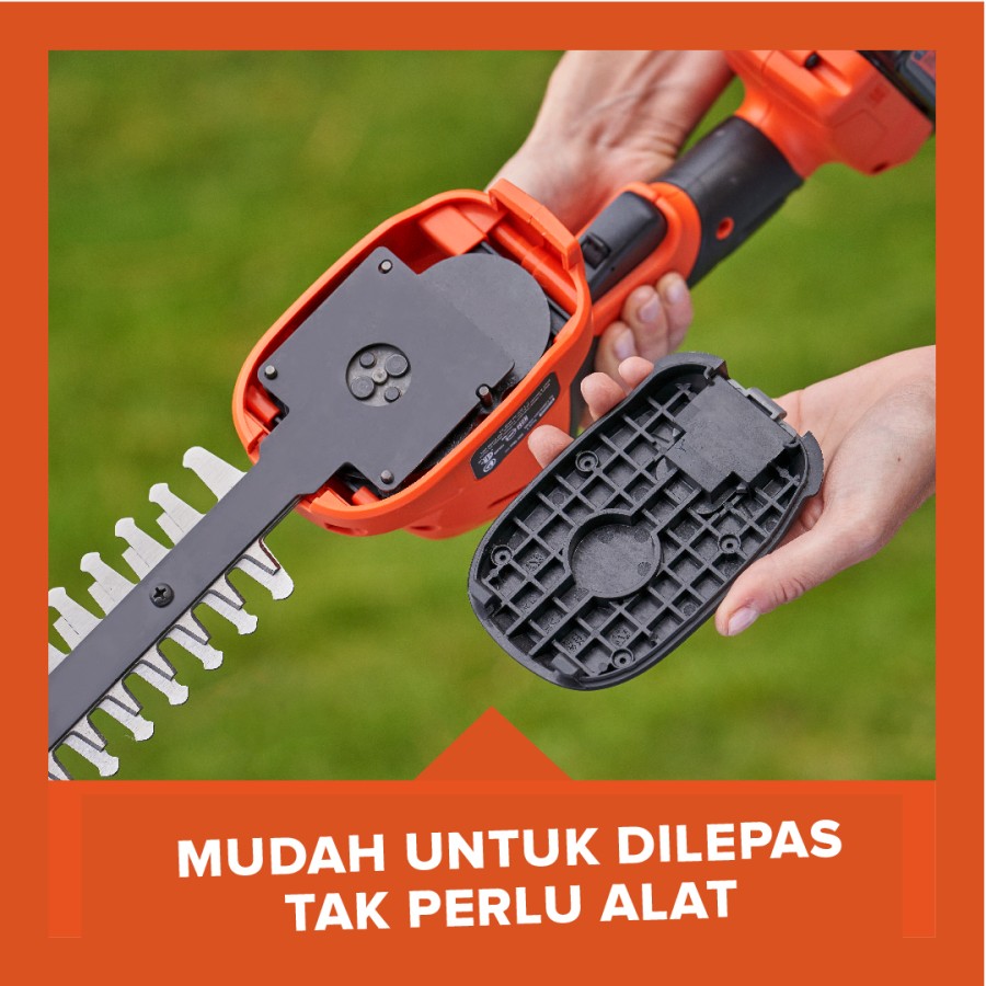 Black + Decker Mesin Perapi Tanaman Shear Shrubber 20 V (BCSS20-B1)