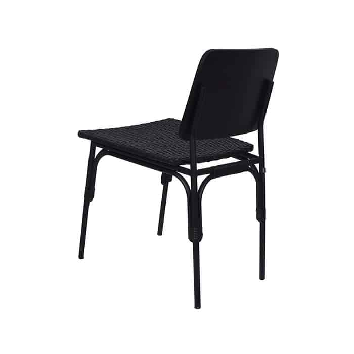 Cecille Dining Chair (Hybrid Black Satin)