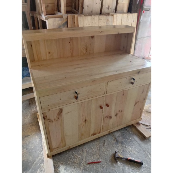 Meja Kasir Kayu