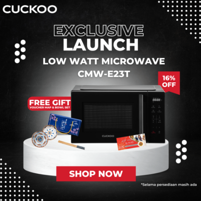 CUCKOO Low Watt Microwave 23 L CMW-E23T Black