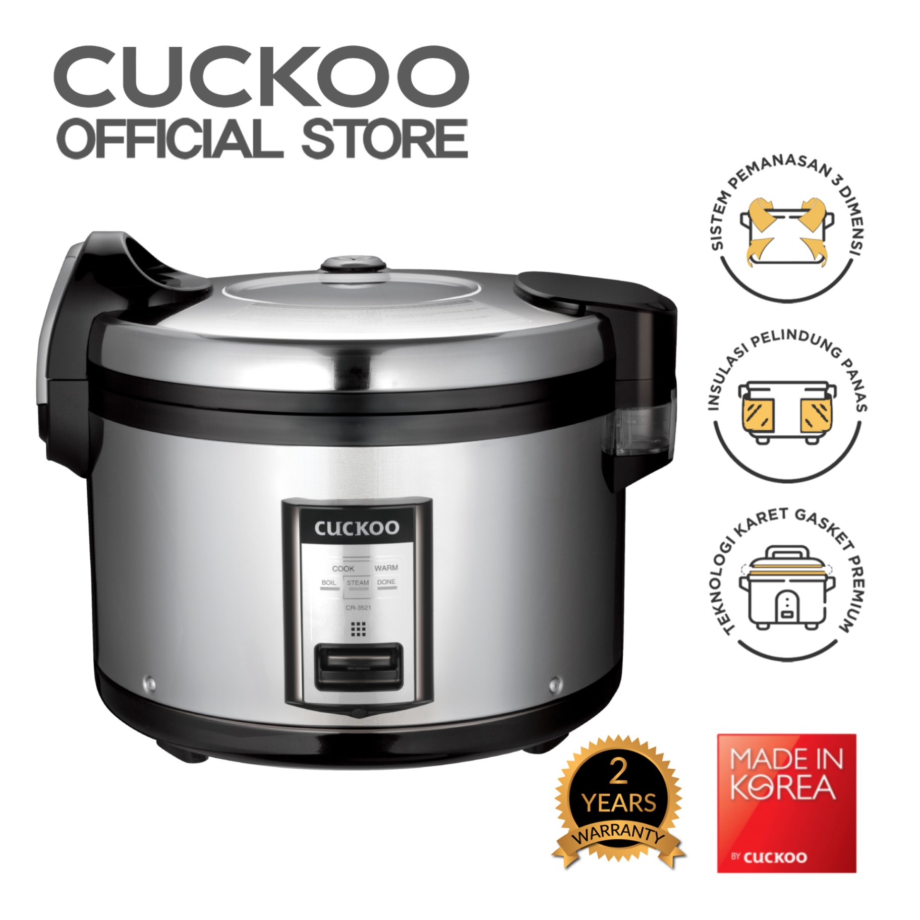 CUCKOO CR-3521 Commercial Mechanical Rice Cooker