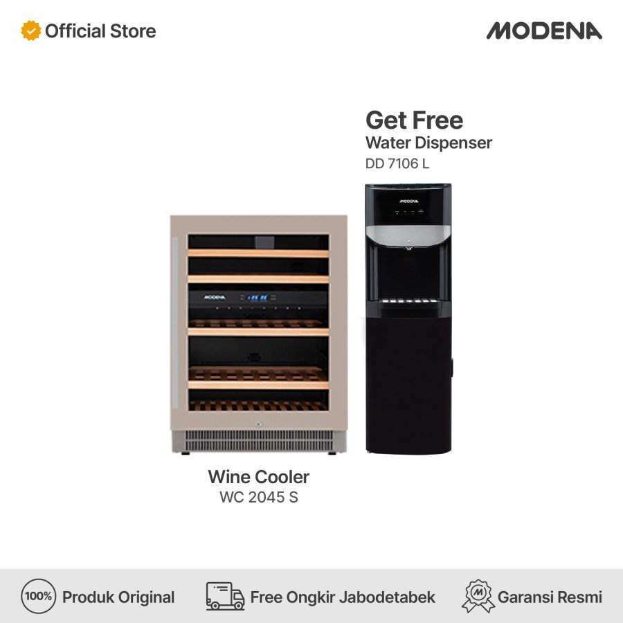 Jual MODENA Wine Cellar WC 2045 S